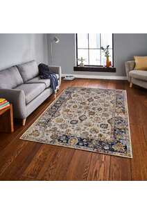 Lester Classic Floral Overdyed Rug