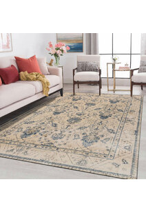 Melanie Beige Contemporary Rug