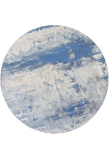 Messi Blue Abstract Monet Rug