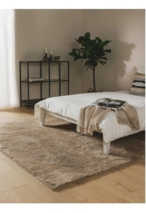 Mojito Plain Brown Shaggy Rug