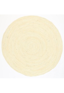 Oscar Bleach Handwoven Jute Rug