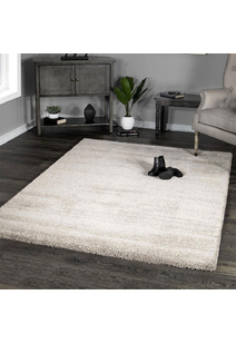 Posh Modern Beige Plain Rug