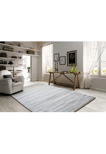 Posh Modern Plain Cream Rug