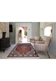 Parsa Red Medallion Oriental Rug