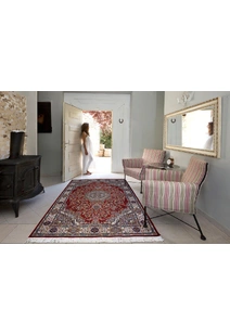 Parsa Red Medallion Oriental Rug