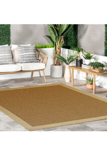 Sama Indoor Outdoor Border Rug