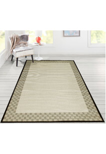 Storm Flatweave Border Rug