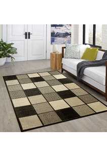Storm Flatweave Geometric Rug