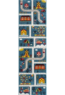 Speedy Kids Town Road Rug