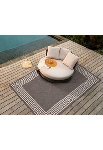 Soleil Greek Key Flatweave Rug