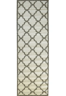 Soleil Ivory Flatweave Trellis Rug