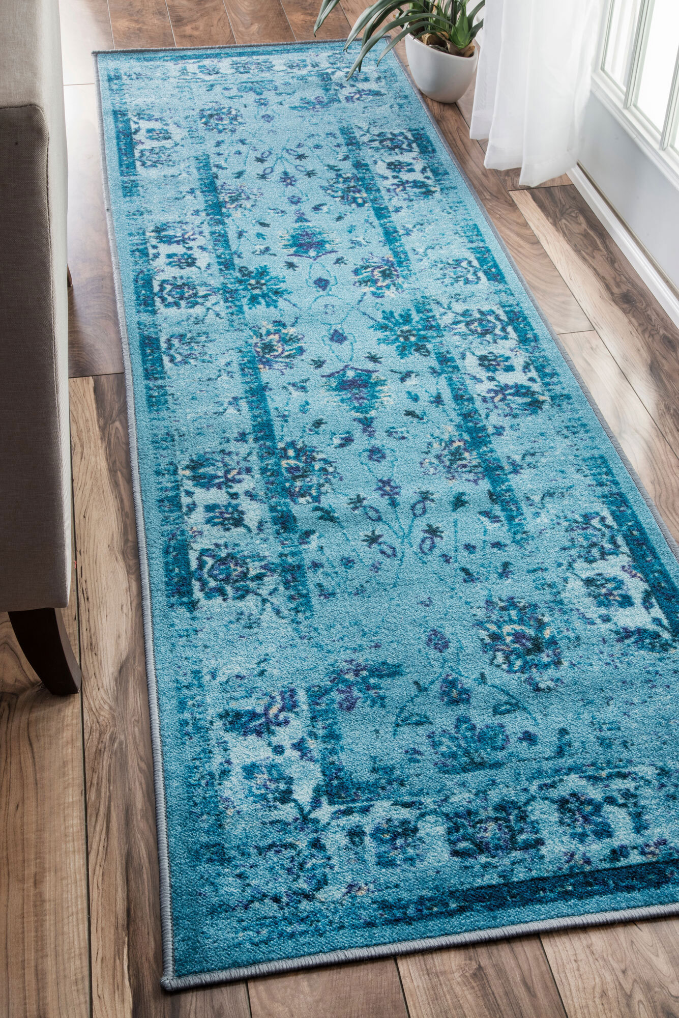 Ellie Traditional Runner Rug(Size 235 x 67cm) RUNNER