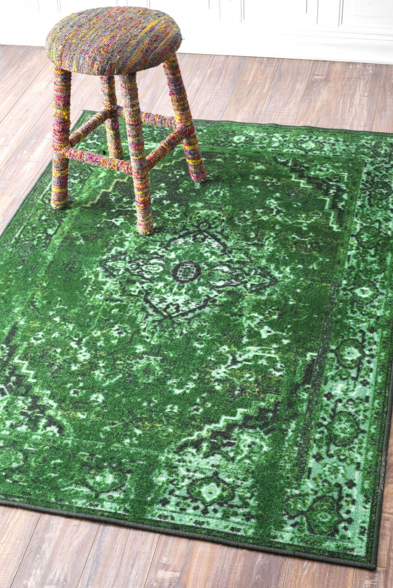 Large View Ellie Overdyed Rubber backed(Size 235 x 67cm) RUNNER