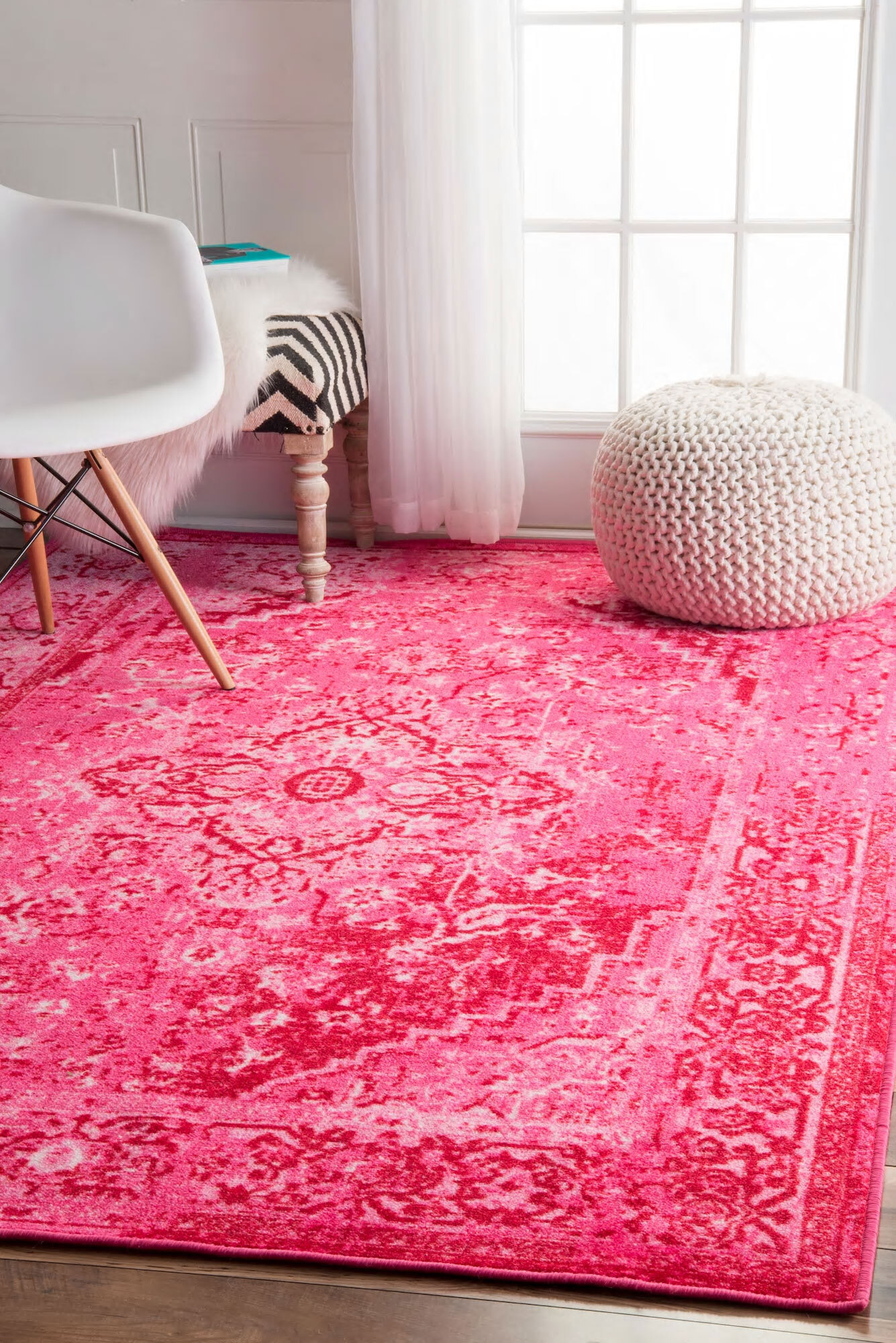 Large View Ellie Overdyed Rubber backed(Size 235 x 67cm) RUNNER
