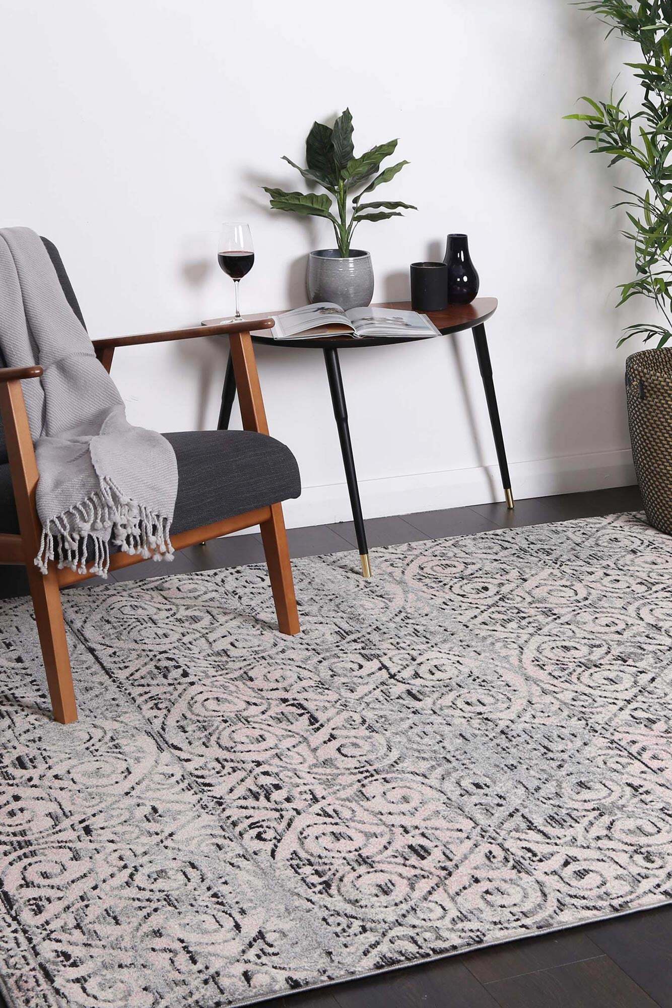 Large View Donna Traditional Lattice Rug(Size 230 x 160cm)
