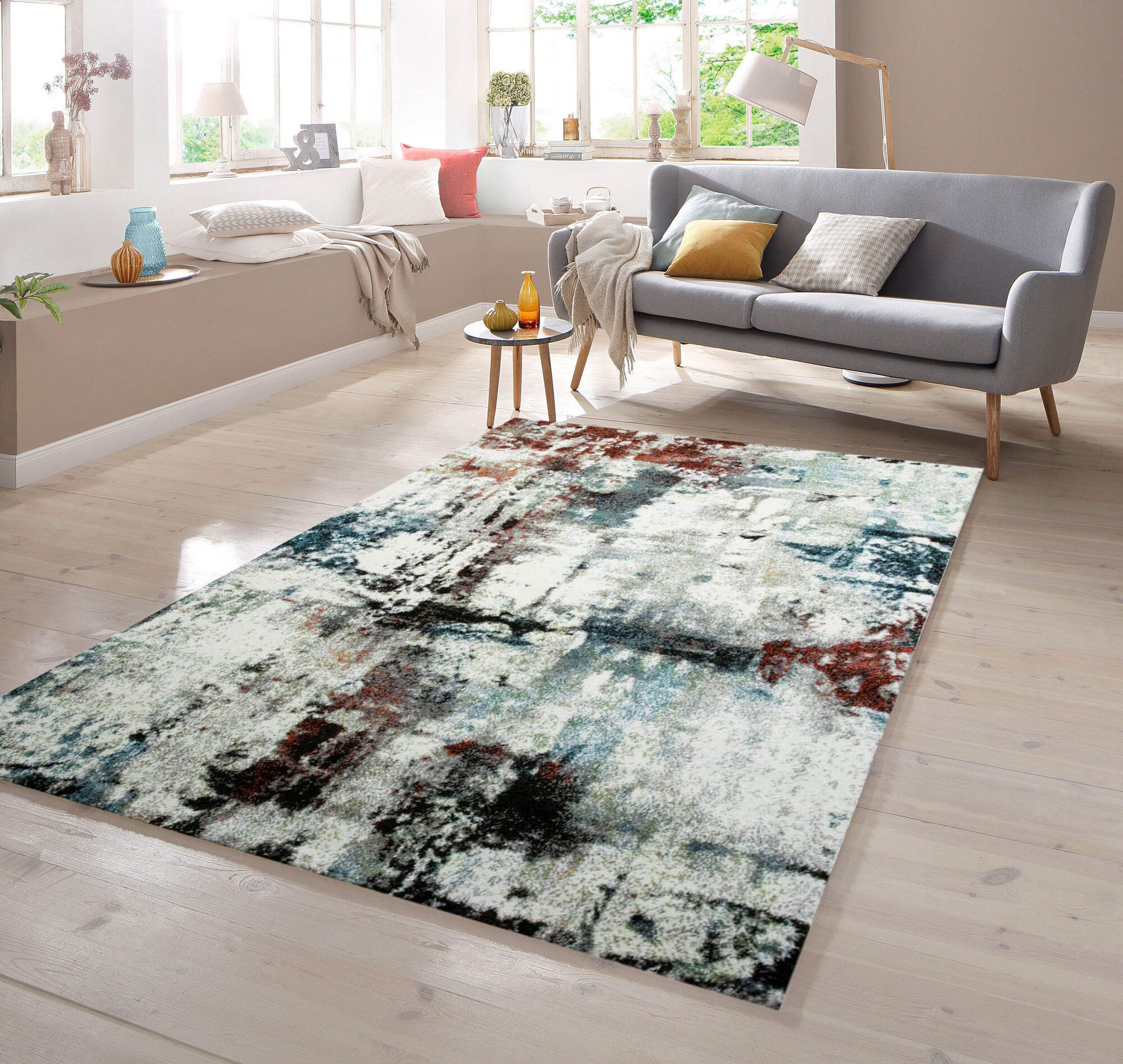 Large View Adobe Modern Grunge Rug