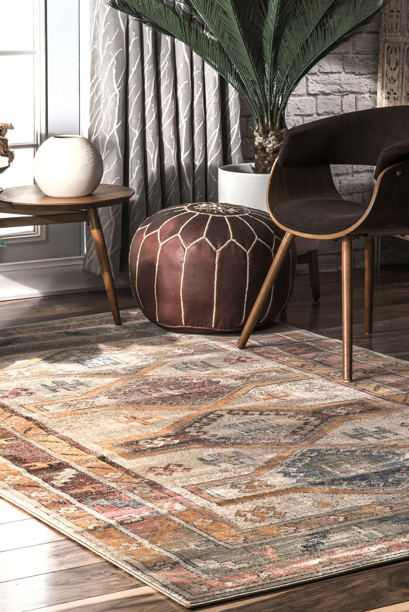 Alder Tribal Transitional Rug(Size 235 x 160cm)