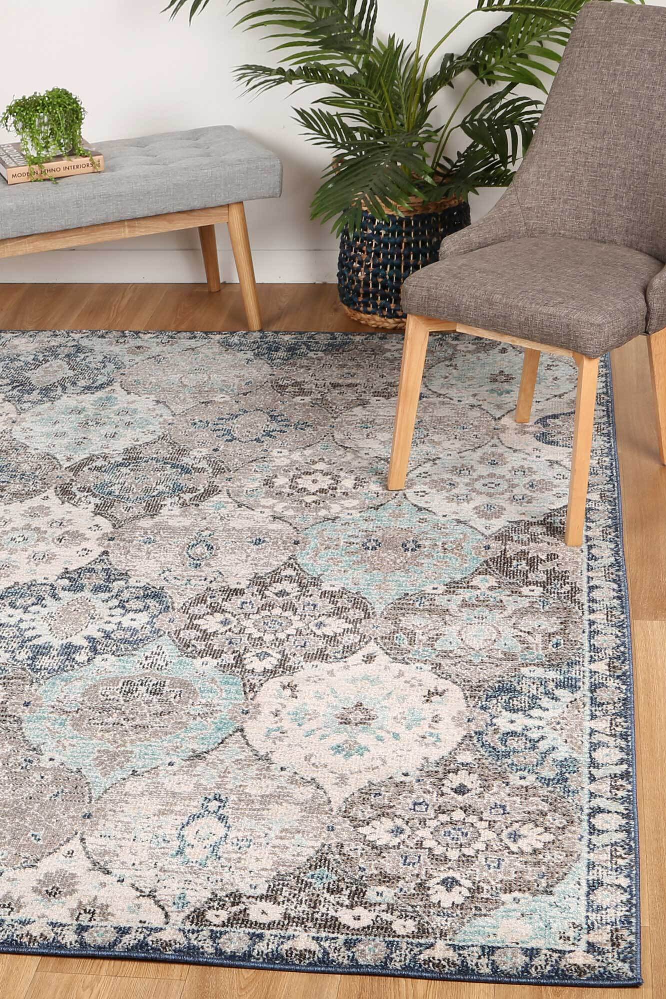 Large View Alani Traditional Geometric Rug(Size 230 x 160cm)