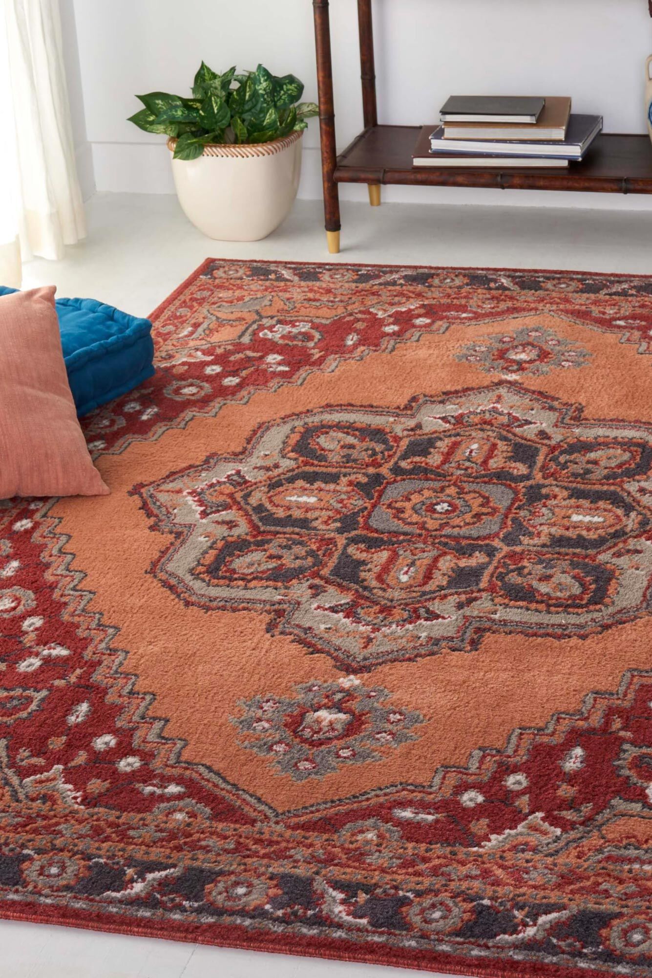 Large View Alfa Traditional Medallion Rug(Size 230 x 160cm)