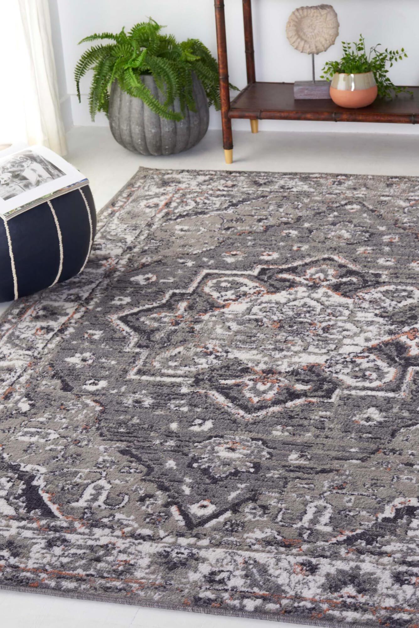Large View Alfa Traditional Medallion Rug(Size 230 x 160cm)