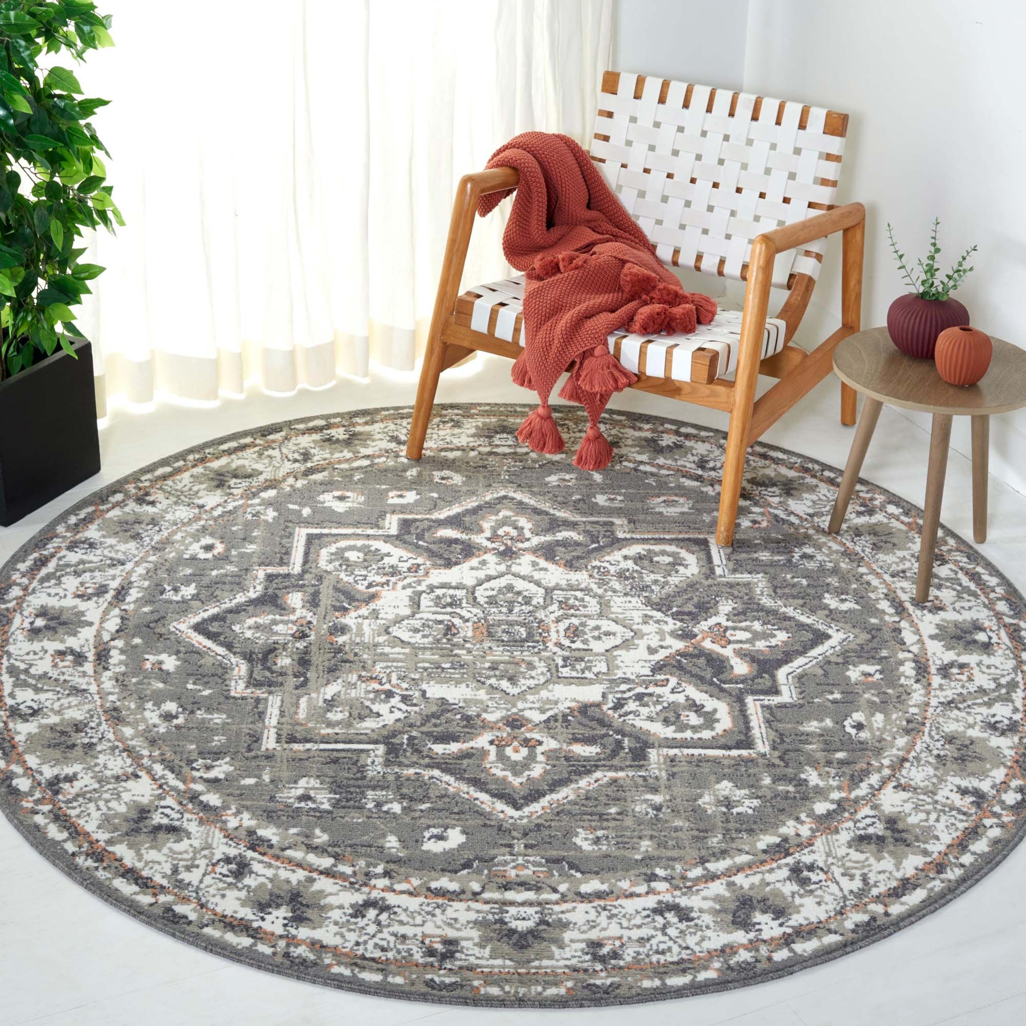 Large View Alfa Traditional Medallion Rug
