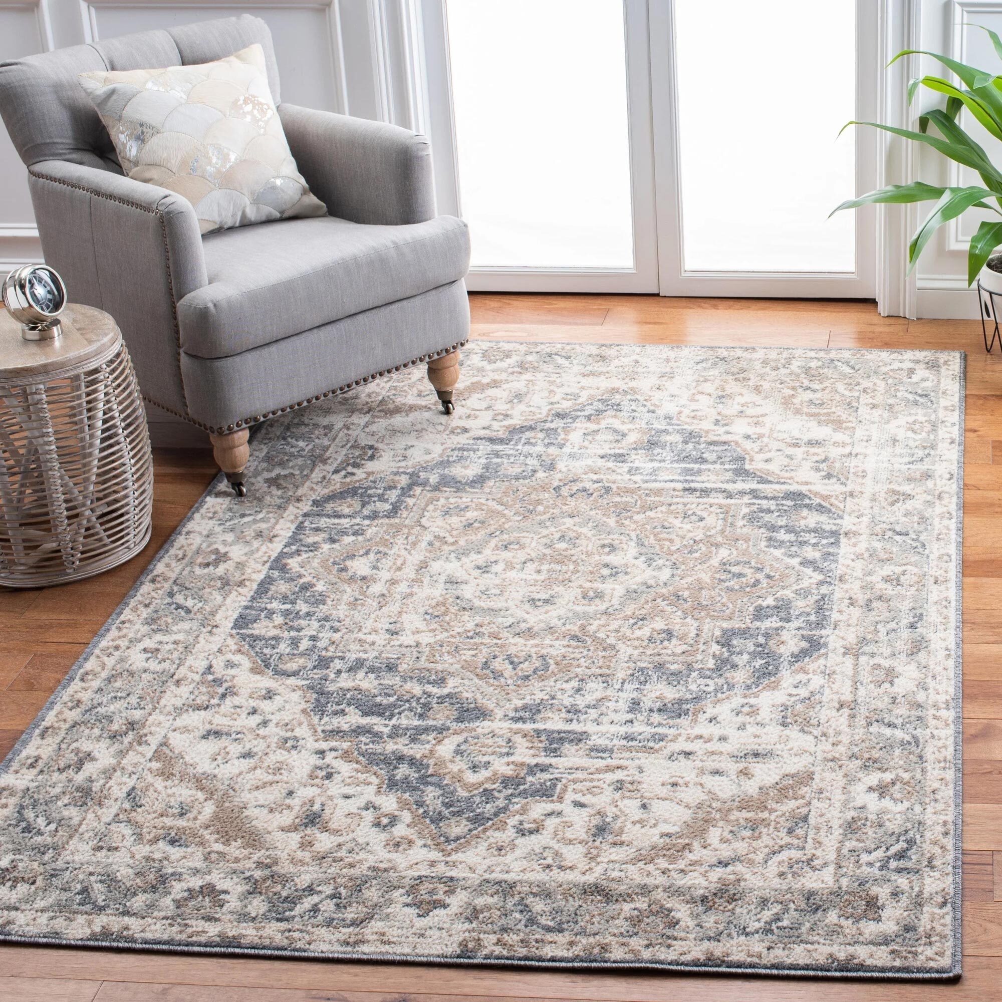 Alfa Traditional Medallion Rug