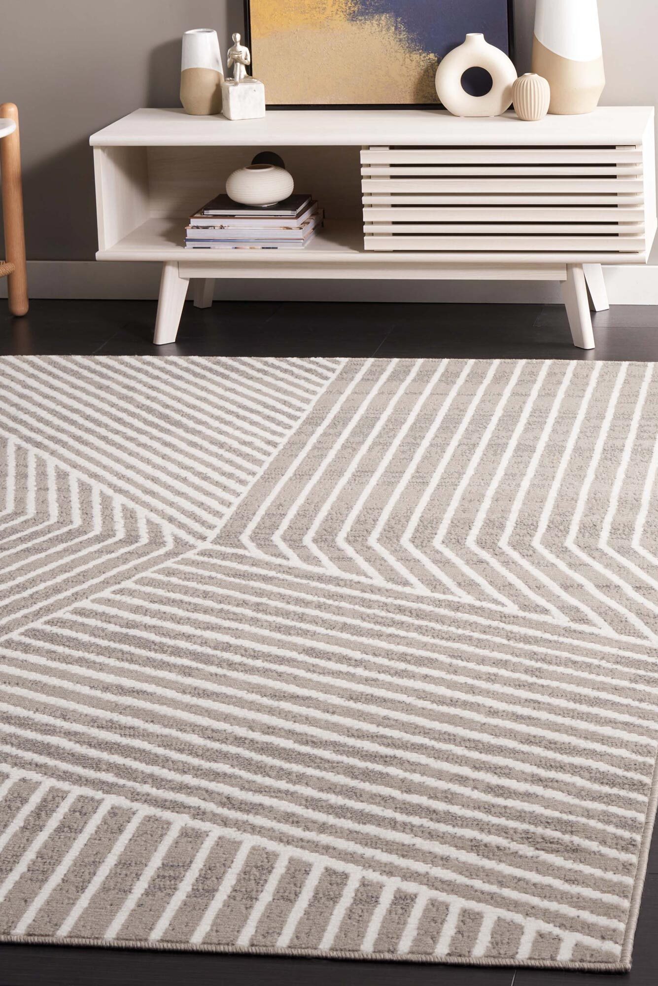 Large View Alfa Modern Abstract Rug(Size 200 x 200cm) ROUND