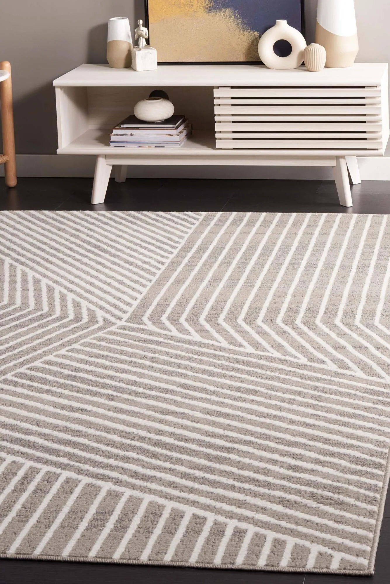 Large View Alfa Modern Abstract Rug(Size 200 x 200cm) ROUND