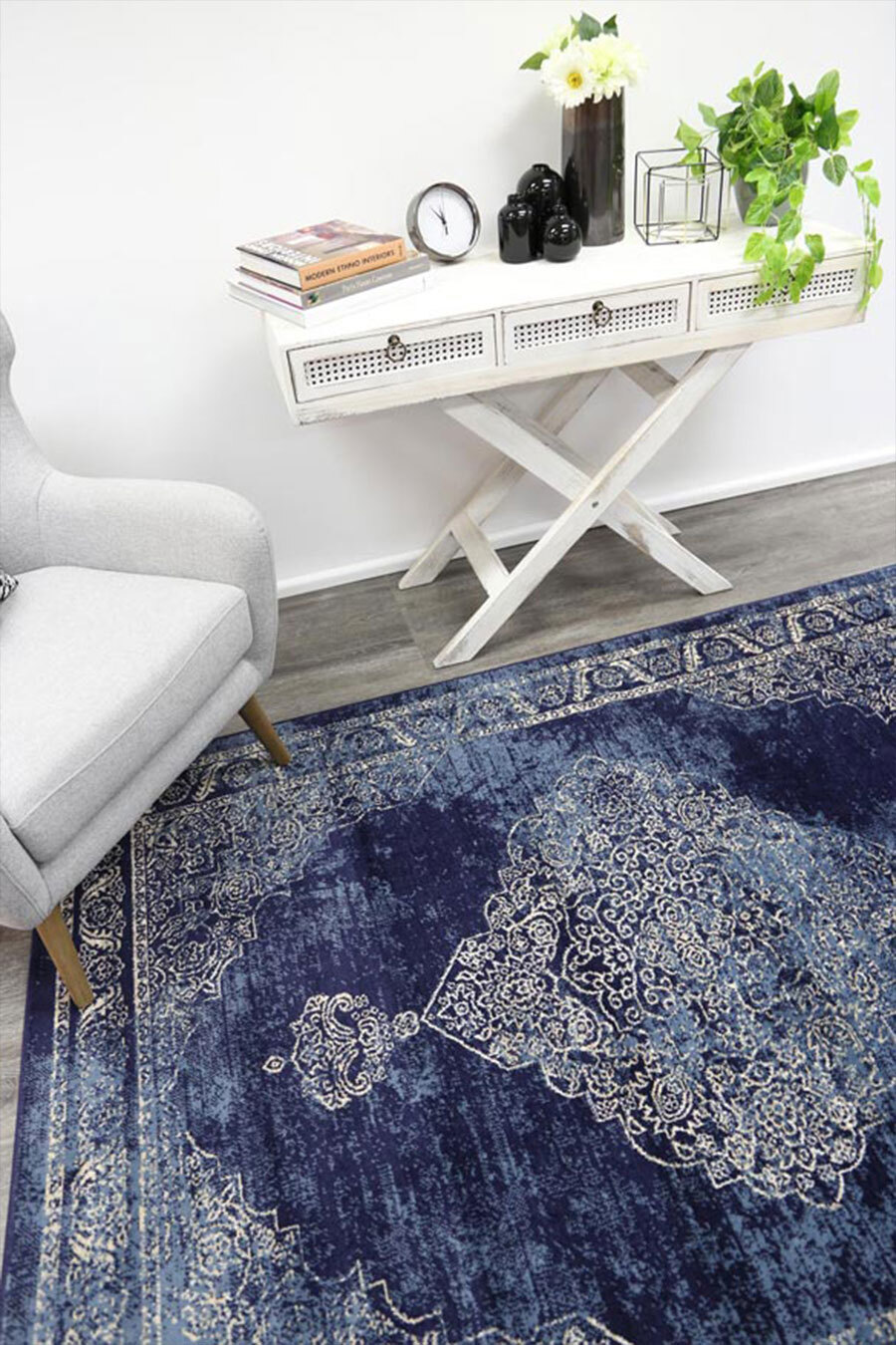 Alfred Traditional Medallion Rug(Size 220 x 160cm)