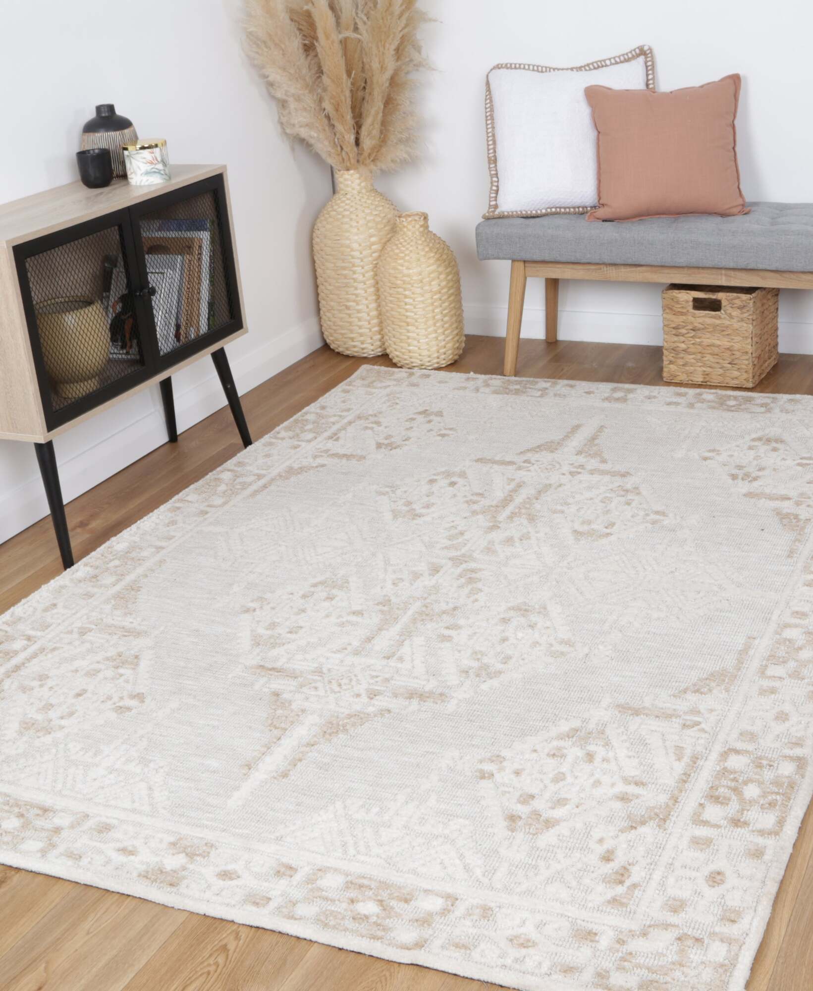 Amir Hand Tufted Rug Cream Rugs Free Shipping