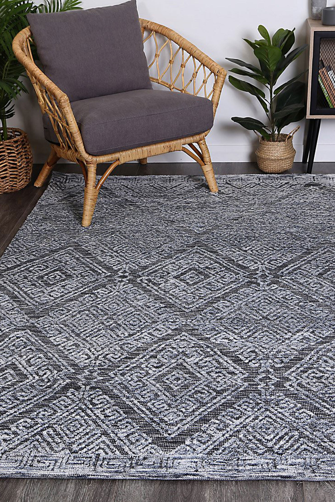 Amir Diamond Flatweave Rug(Size 230 x 160cm)