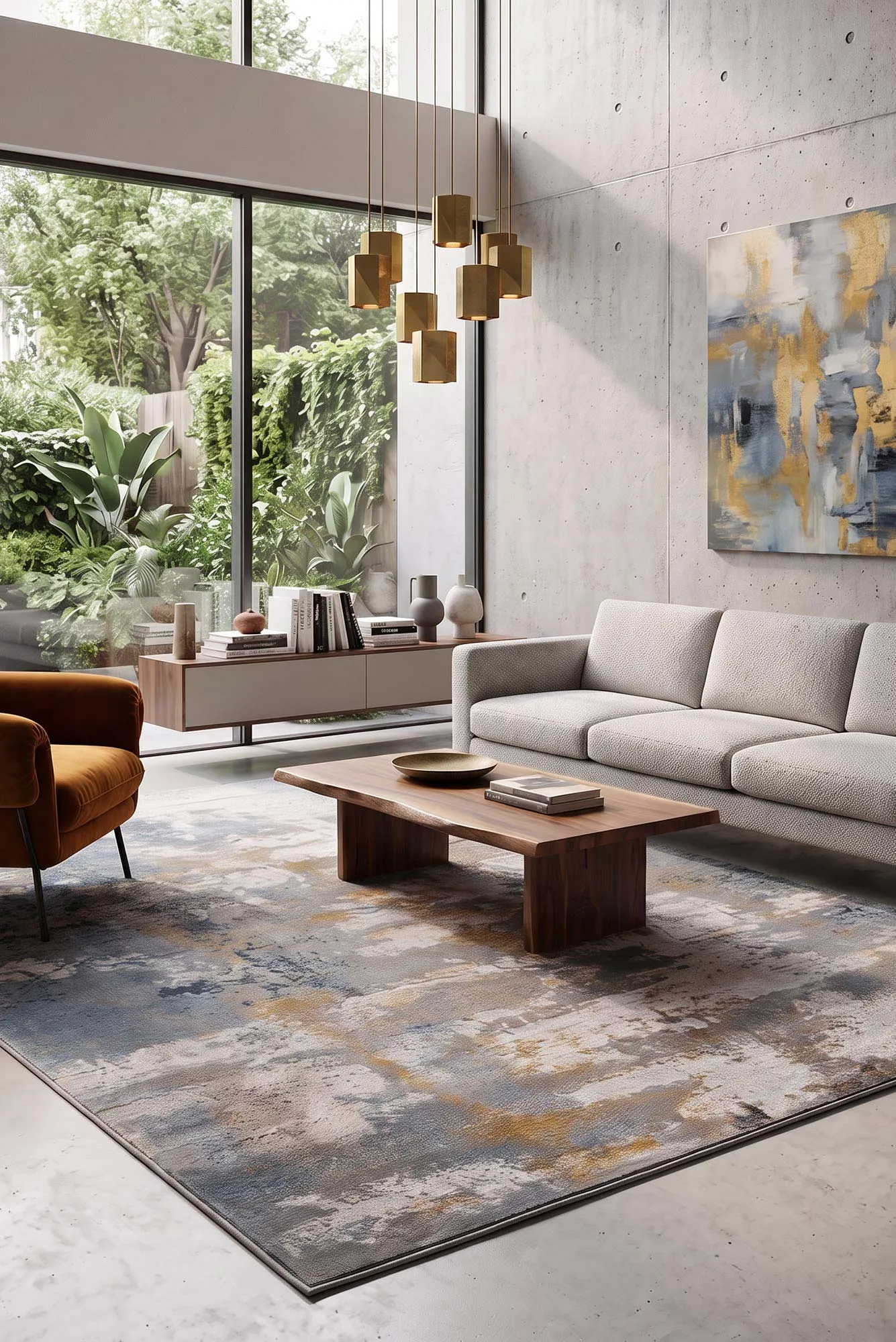 Amigo Modern Abstract Rug(Size 230 x 160cm)