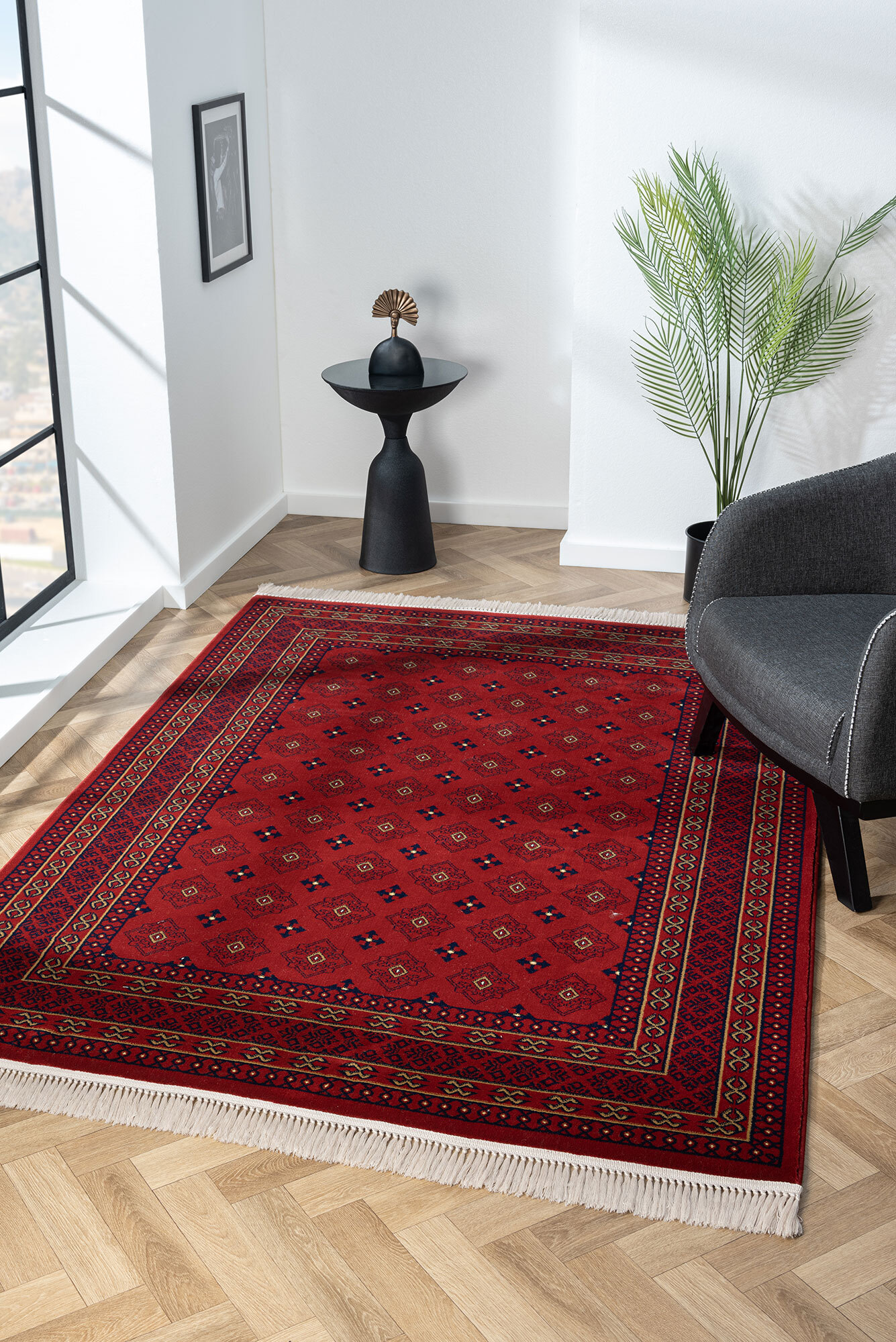 Turkomen Classic Rug Red Rugs Free Shipping