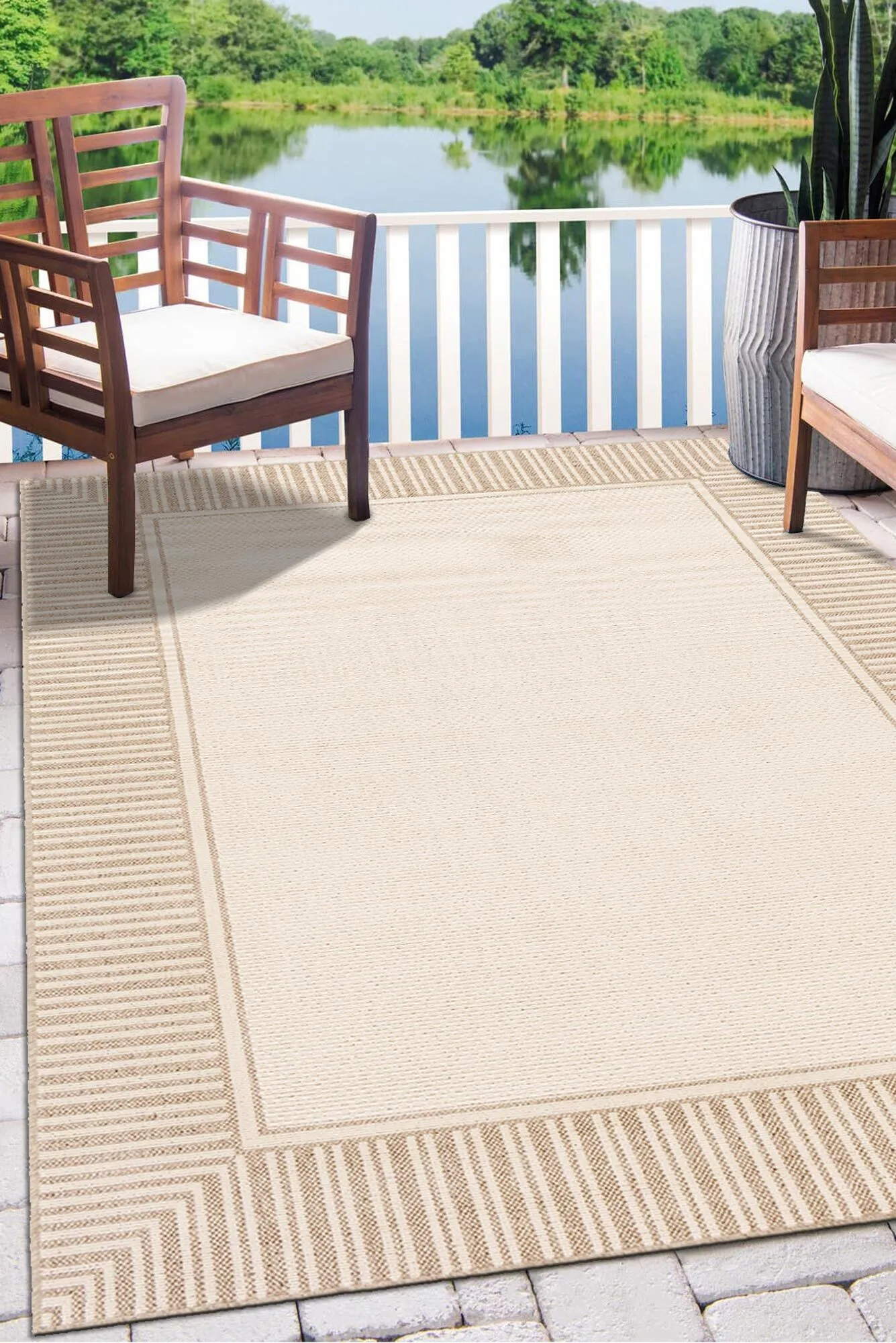 Ambient Indoor Outdoor Rug(Size 170 x 120cm)