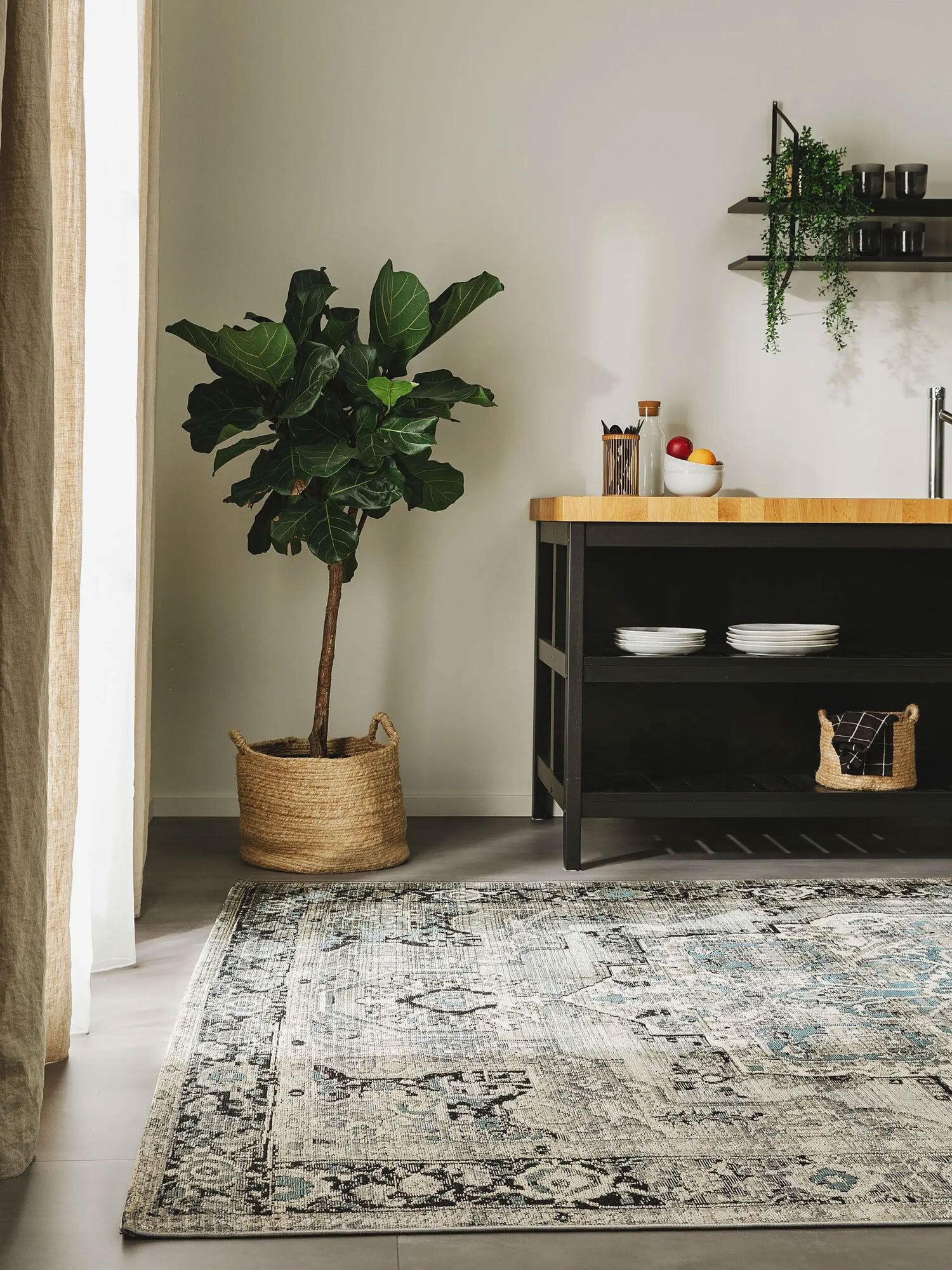 Large View Aperto Medallion Flatweave Rug