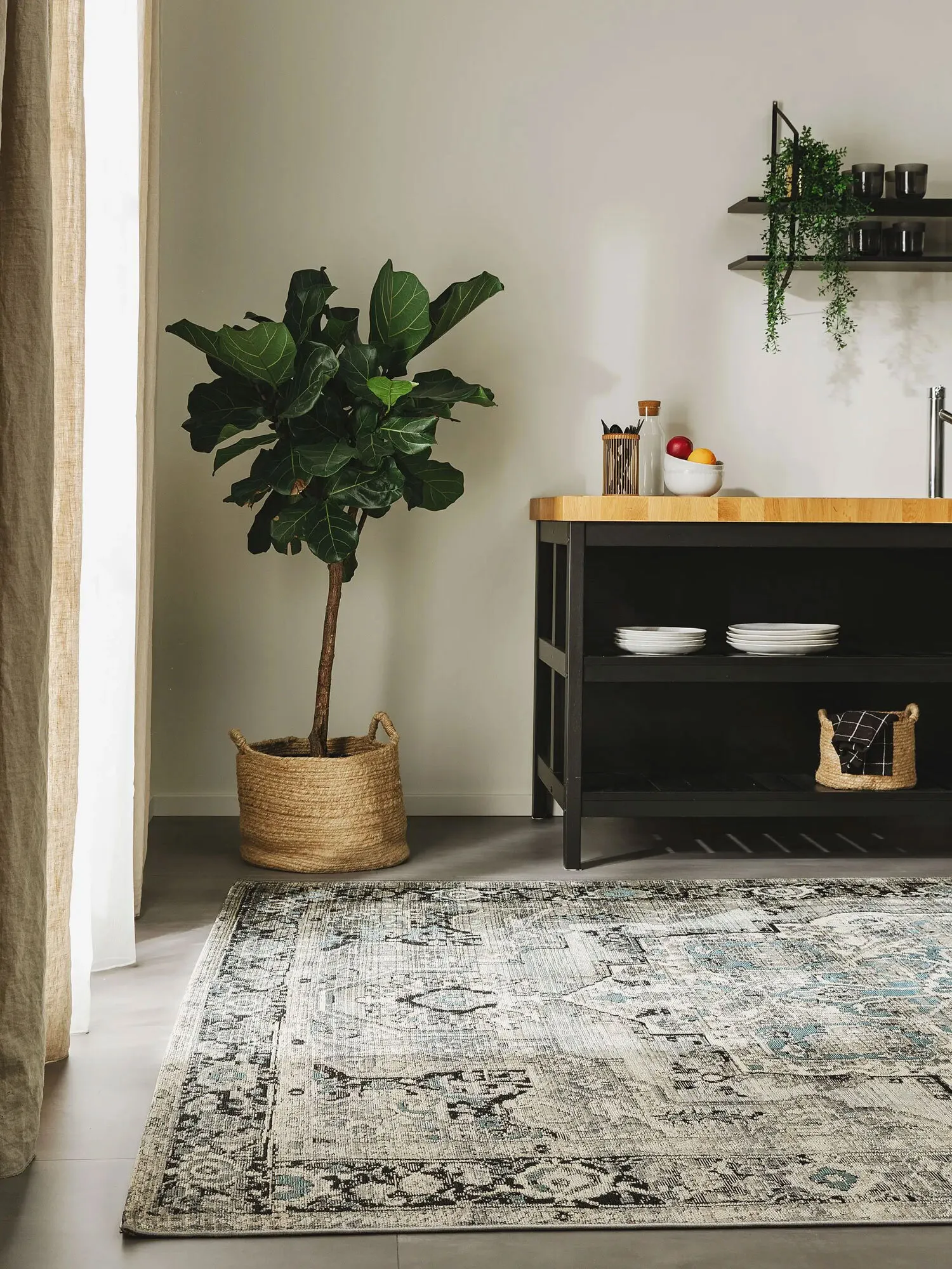 Large View Aperto Medallion Flatweave Rug
