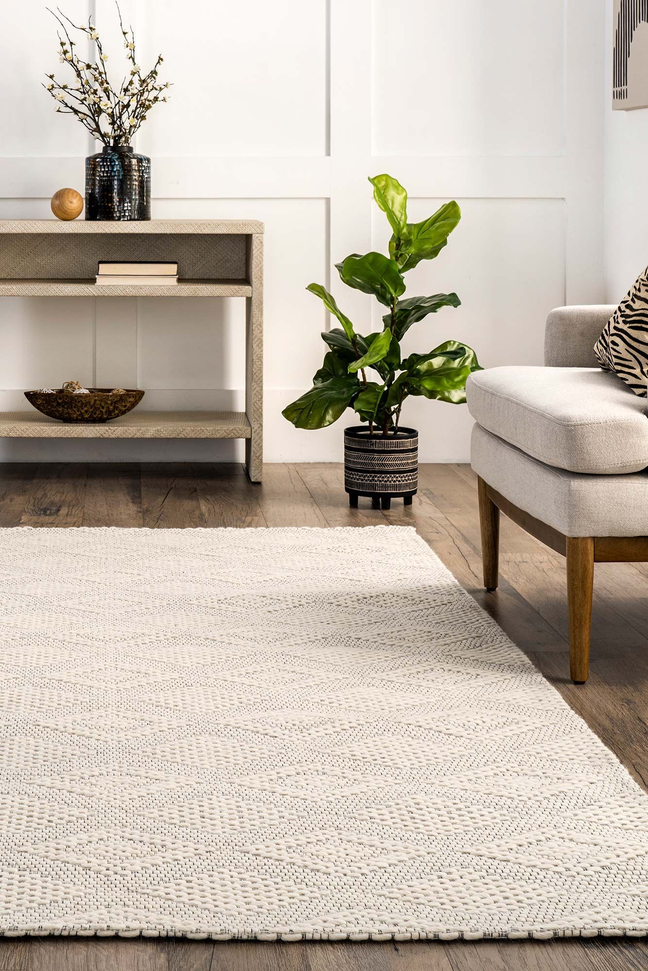 Large View Arlo Hand Loomed Wool Rug(Size 330 x 240cm)