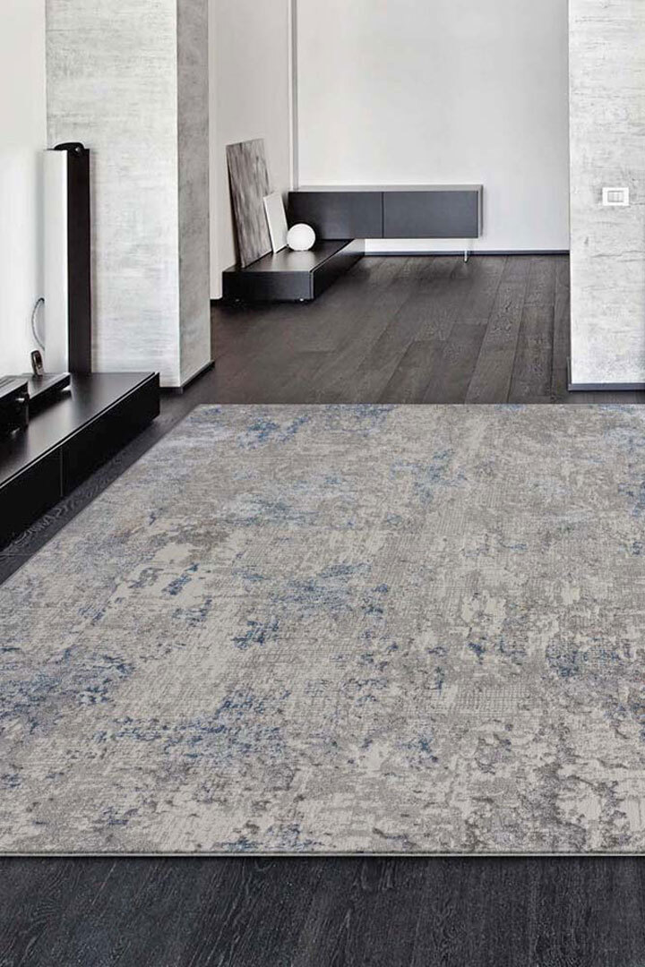 Ash Contemporary Abstract Rug(Size 170 x 120cm)