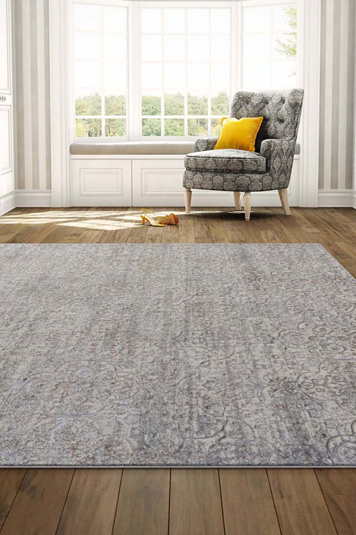 Large View Ash Classic Multi Textured Rug(Size 170 x 120cm)