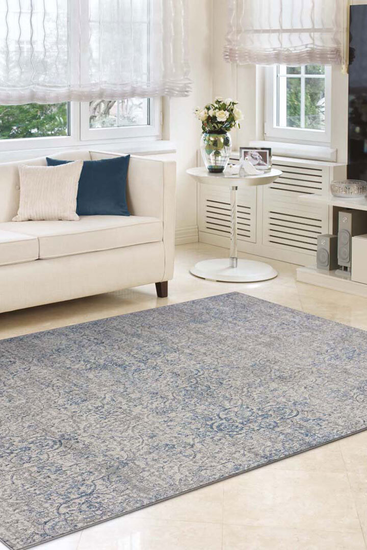 Ash Contemporary Trellis Rug(Size 170 x 120cm)