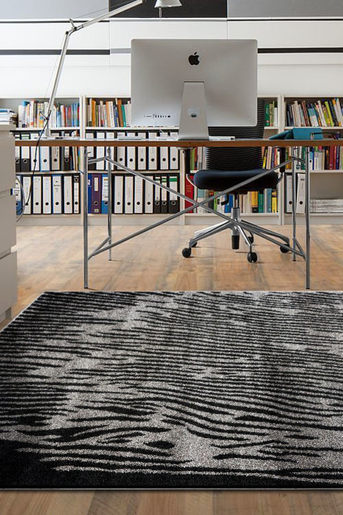 Aspen Grey Modern Abstract Rug(Size 170 x 120cm)