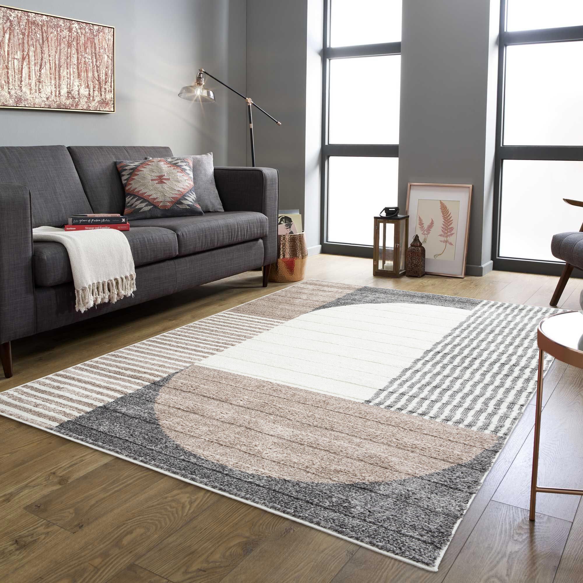 Large View Austin Geometric Striped Rug