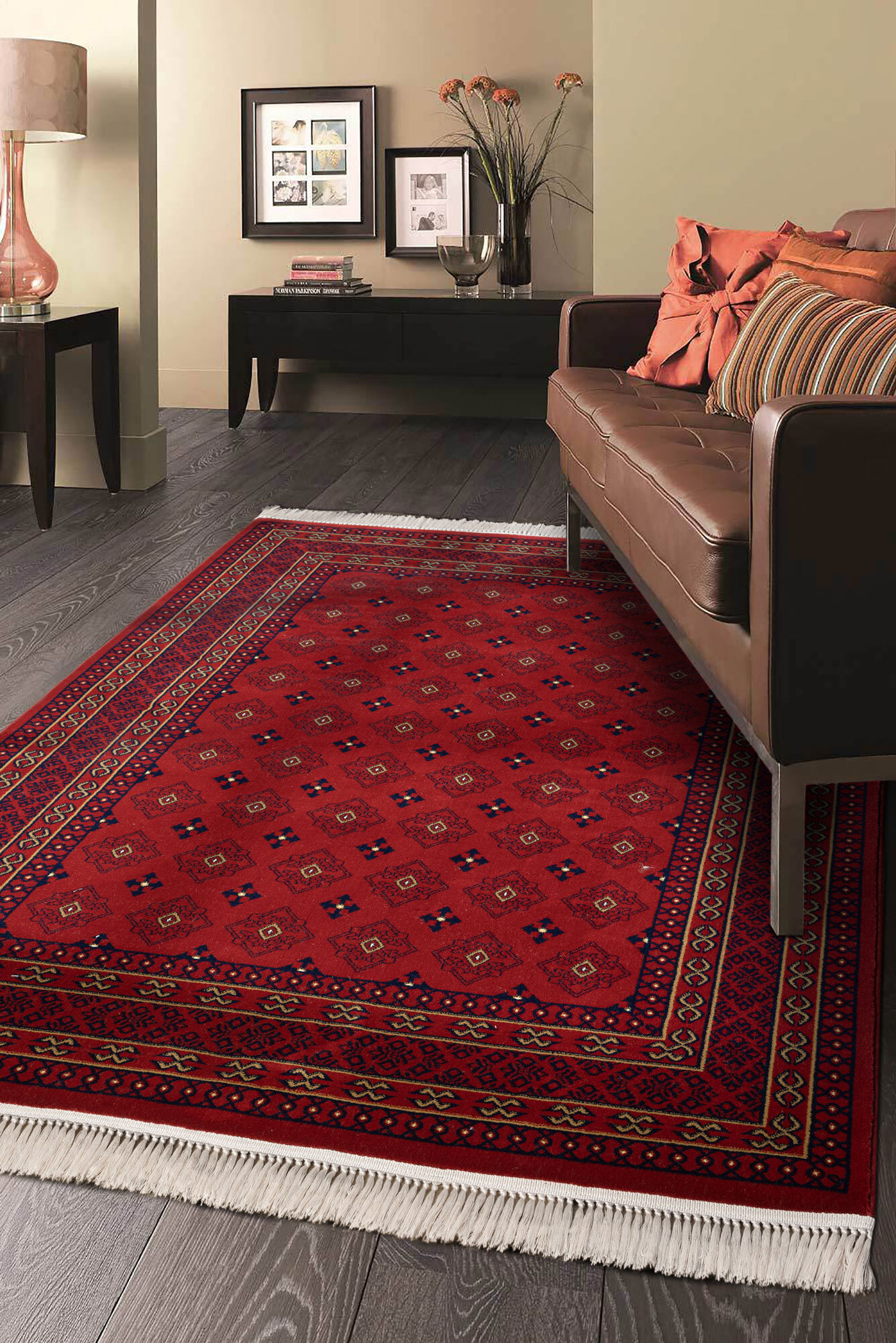 Large View Baloch Geometric Rug(Size 220 x 160cm)