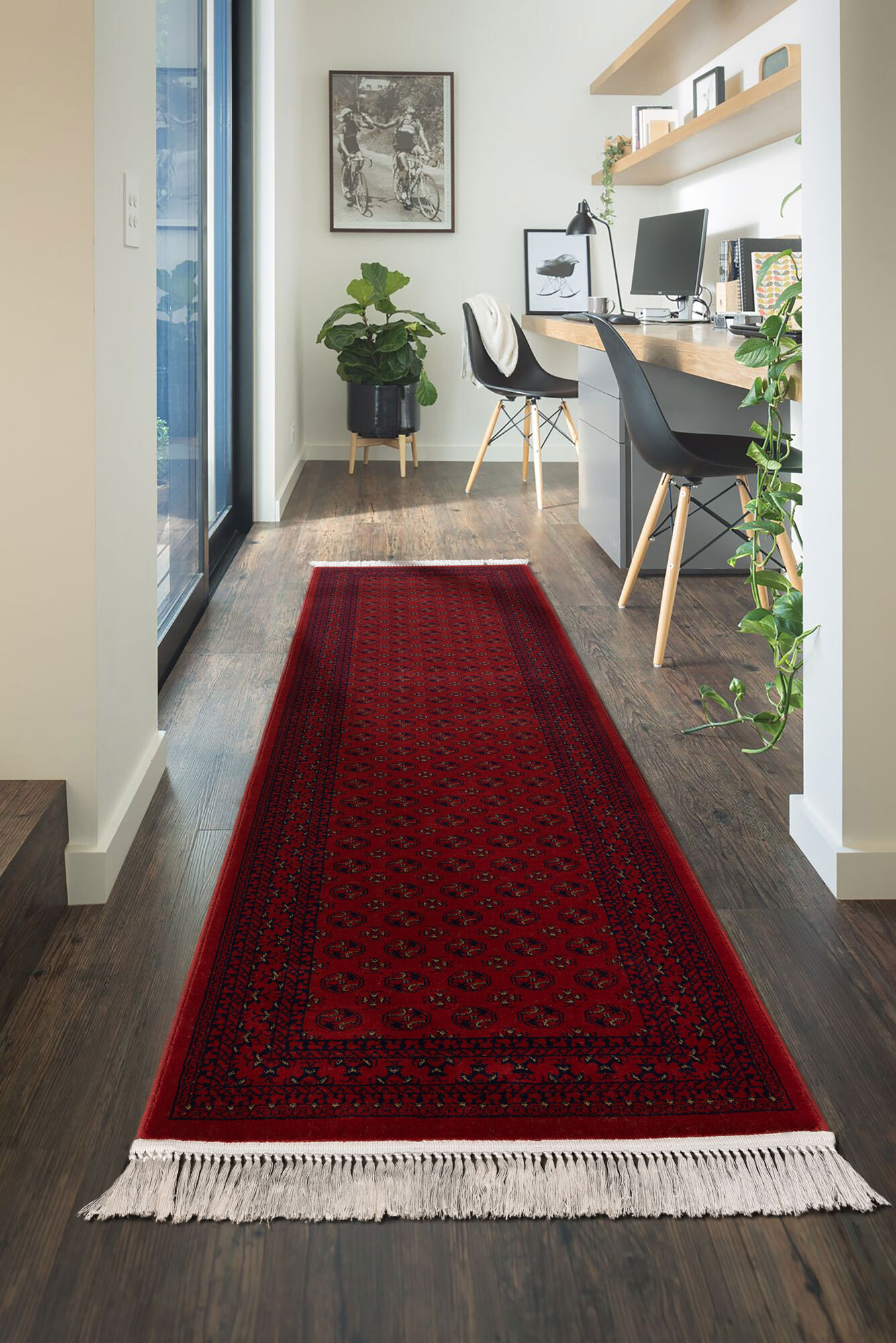 Large View Baloch Hallway Runner(Size 290 x 80cm) RUNNER