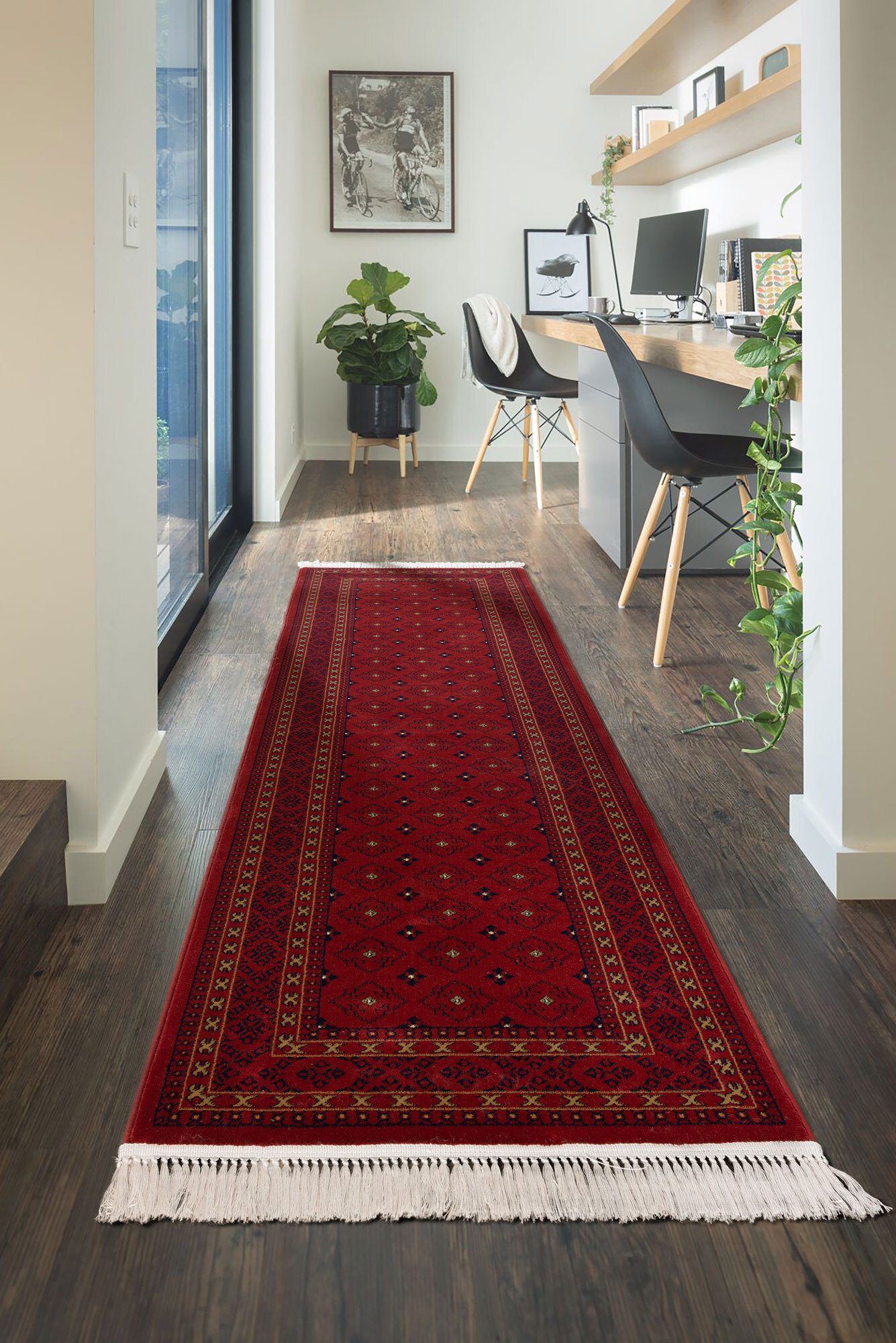 Large View Baloch Hallway Rug(Size 390 x 80cm) RUNNER