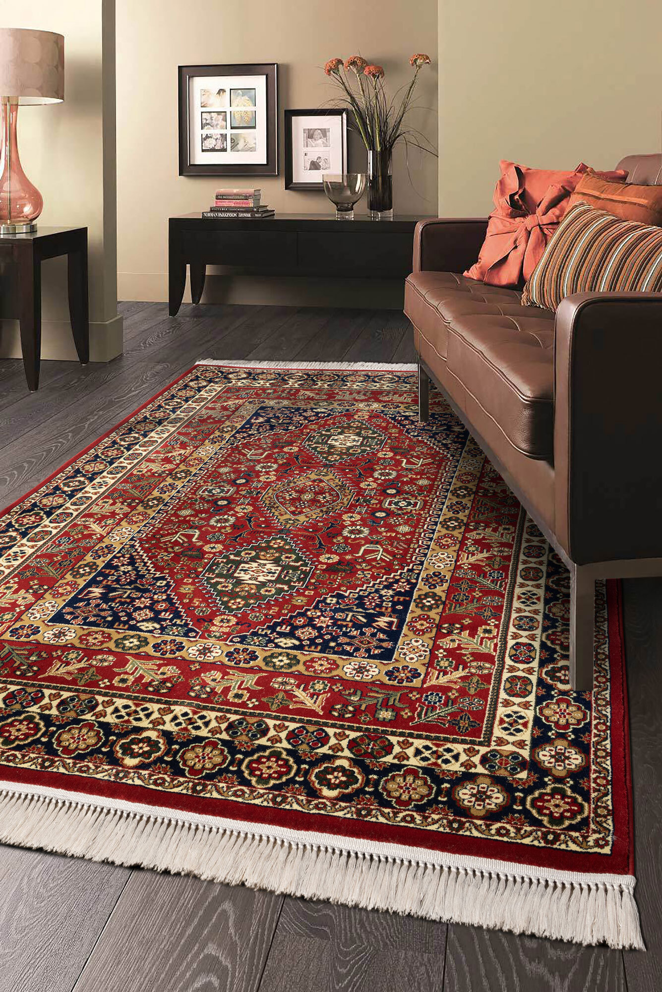 Large View Baloch Medallion Rug(Size 220 x 160cm)