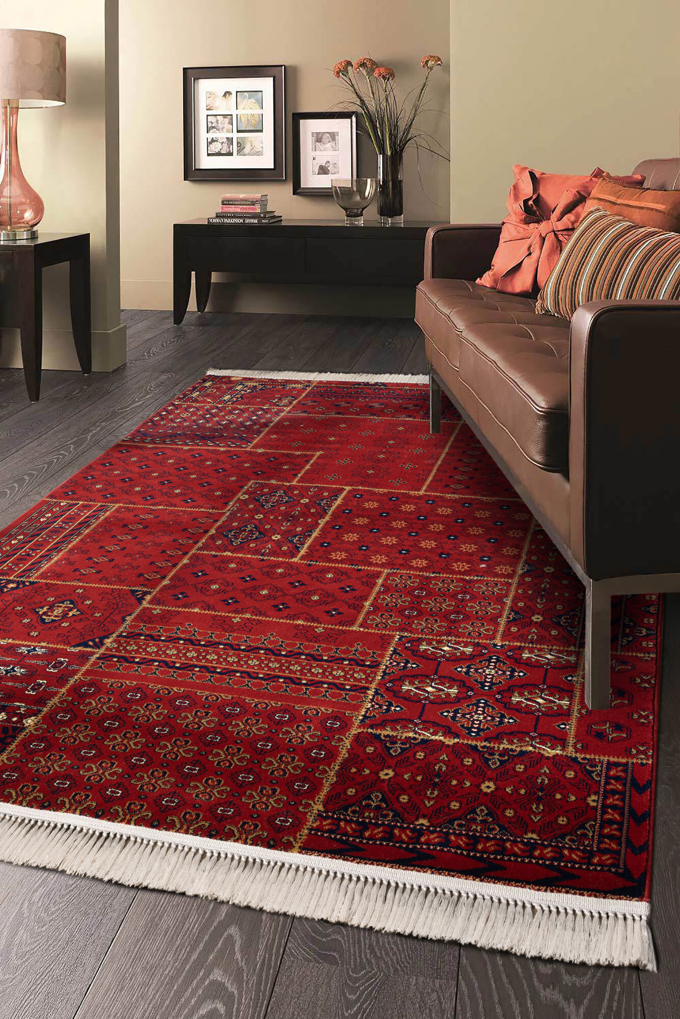Large View Baloch Patchwork Rug(Size 300 x 200cm)