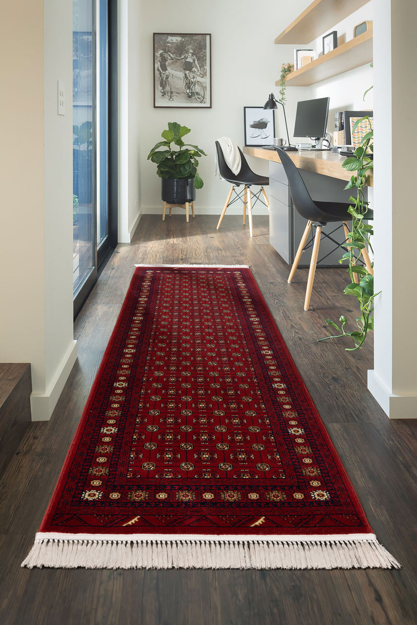 Large View Baloch Hallway Runner(Size 290 x 80cm) RUNNER