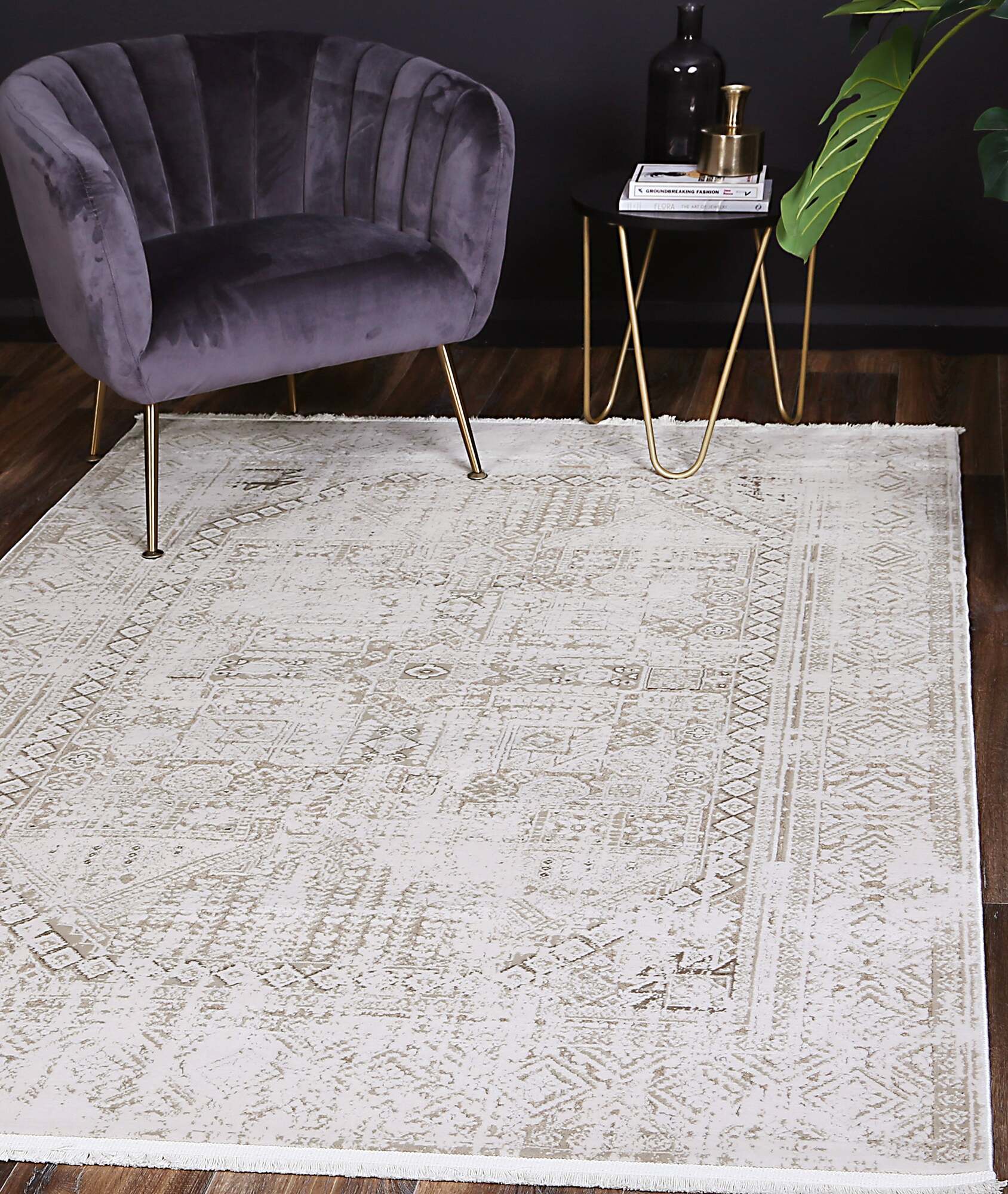 Large View Bari Traditional Medallion Rug(Size 230 x 160cm)