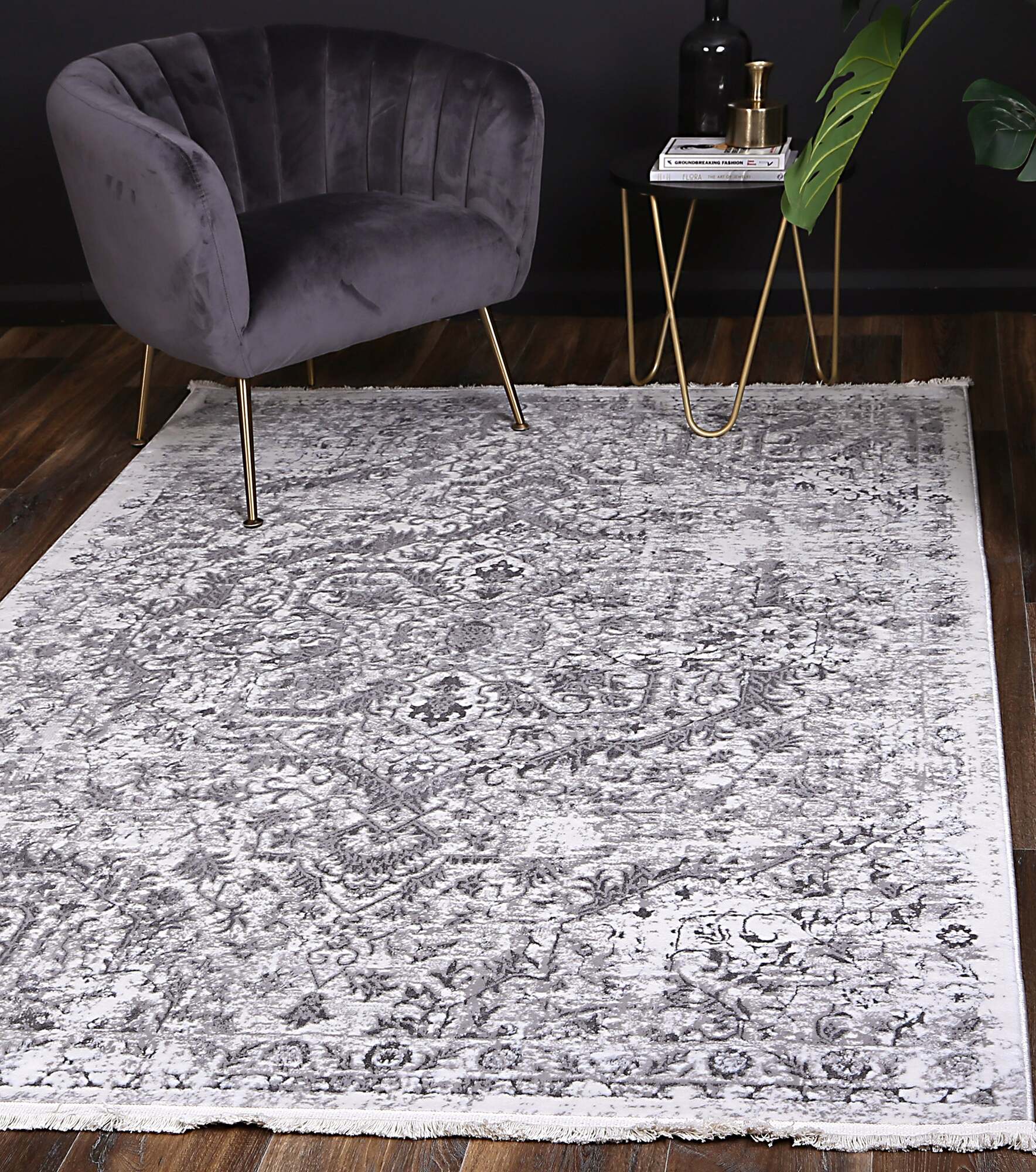 Large View Bari Traditional Medallion Rug(Size 230 x 160cm)
